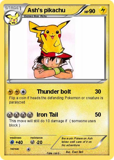 Pokemon Ash's pikachu