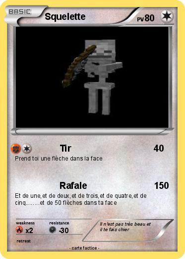 Pokemon Squelette