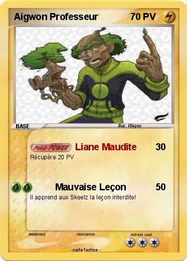 Pokemon Aigwon Professeur
