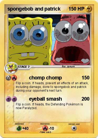Pokemon spongebob and patrick