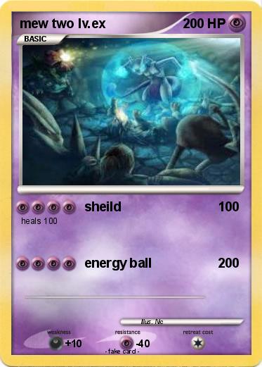 Pokemon mew two lv.ex