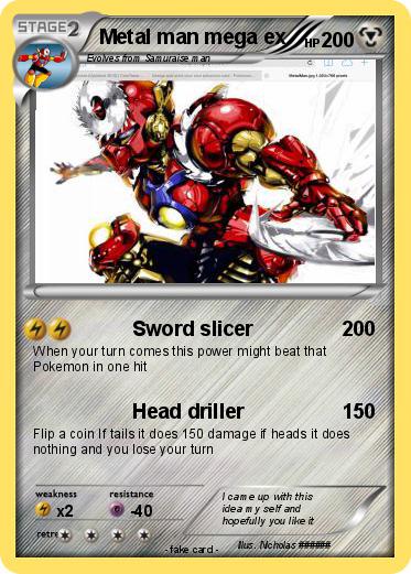 Pokemon Metal man mega ex