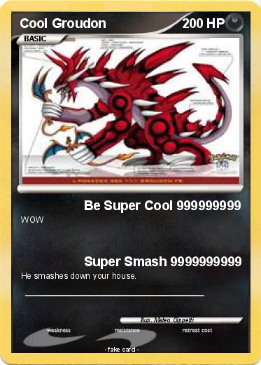 Pokemon Cool Groudon