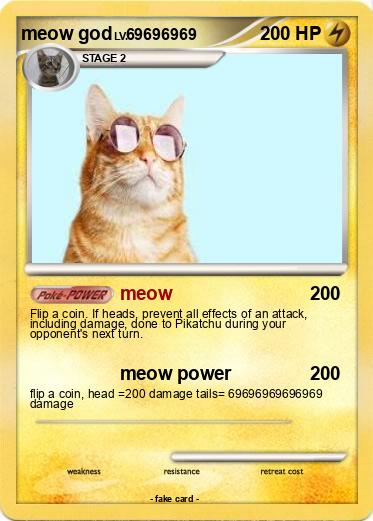 Pokemon meow god