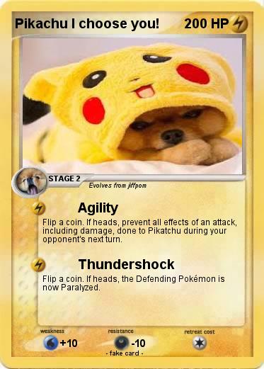 Pokemon Pikachu I choose you!