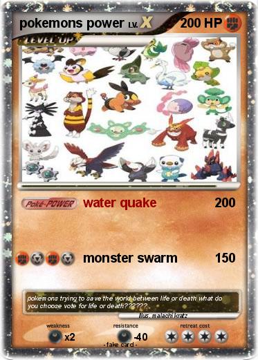 Pokemon pokemons power