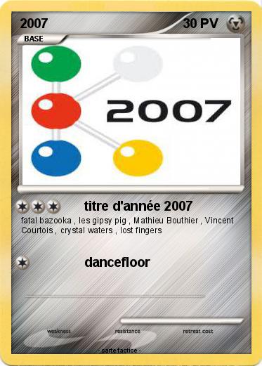 Pokemon 2007