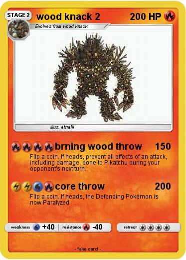 Pokemon wood knack 2