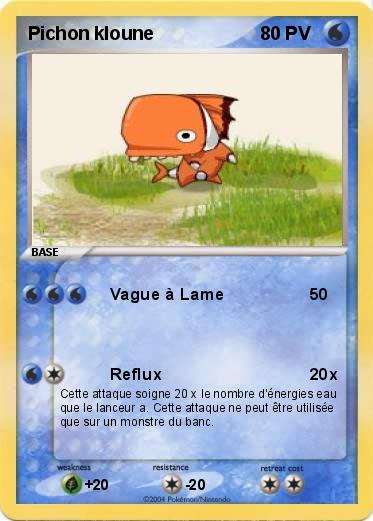 Pokemon Pichon kloune