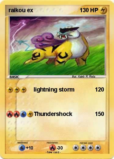 Pokemon raikou ex