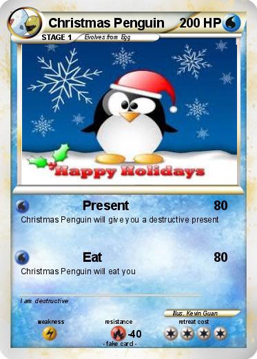 Pokemon Christmas Penguin