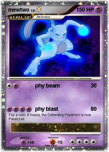 Pokemon mewtwo