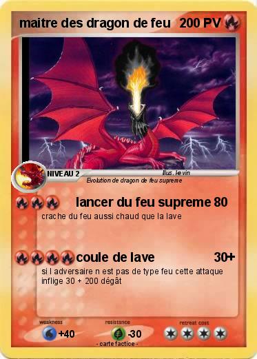 Pokemon maitre des dragon de feu