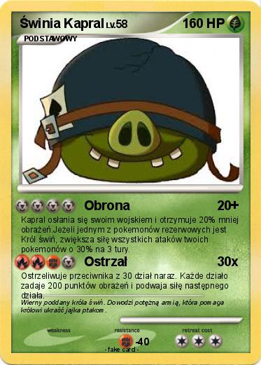 Pokemon Świnia Kapral