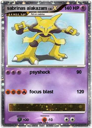 Pokemon sabrinas alakazam