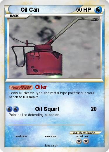 Pokemon Oil Can