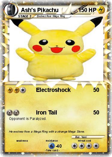 Pokemon Ash's Pikachu