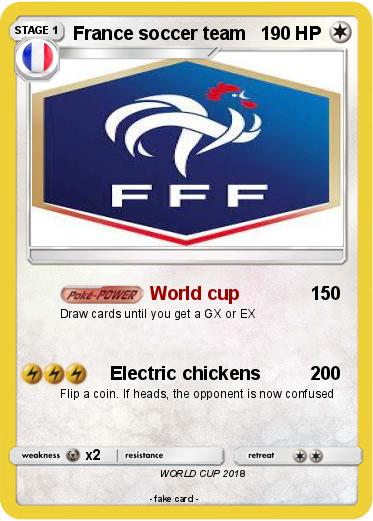 Pokemon France soccer team