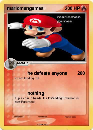 Pokemon mariomangames