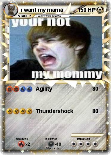 Pokemon i want my mama