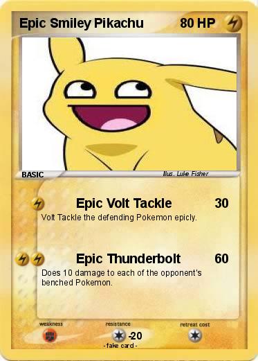 Pokemon Epic Smiley Pikachu