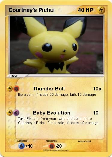 Pokemon Courtney's Pichu
