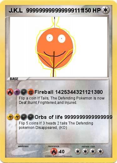 Pokemon J.K.L  999999999999999111
