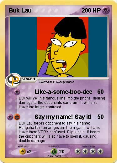 Pokemon Buk Lau
