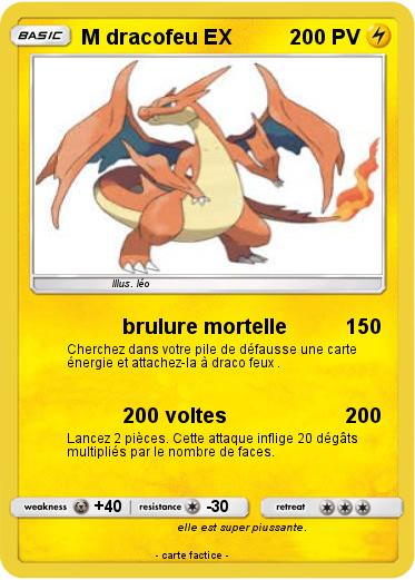 Pokemon M dracofeu EX