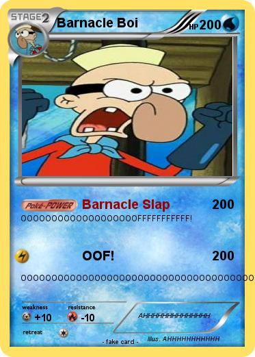 Pokemon Barnacle Boi