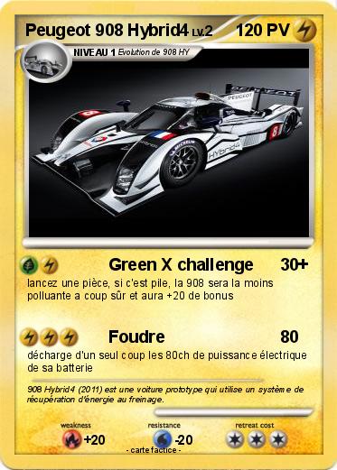Pokemon Peugeot 908 Hybrid4