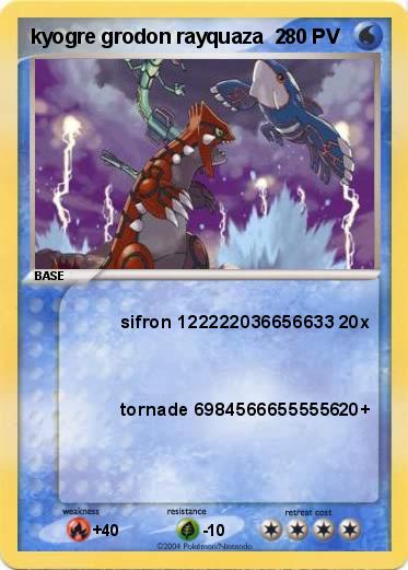 Pokemon kyogre grodon rayquaza  2                      