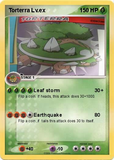 Pokemon Torterra Lv.ex