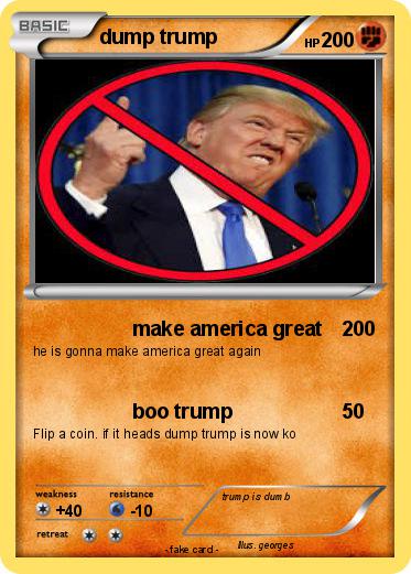 Pokemon dump trump