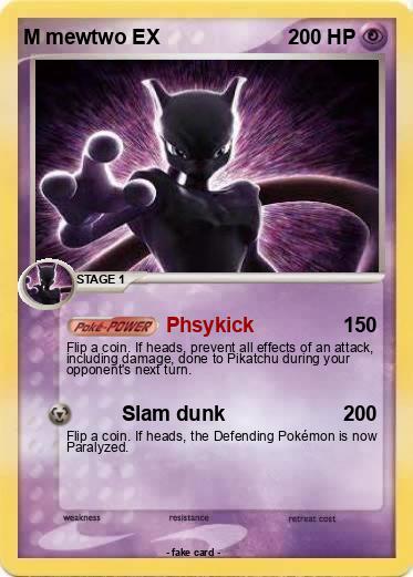 Pokemon M mewtwo EX