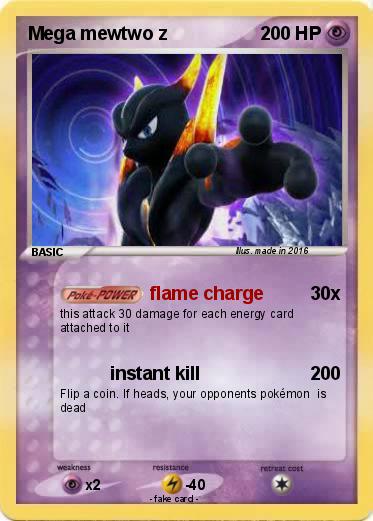 Pokemon Mega mewtwo z