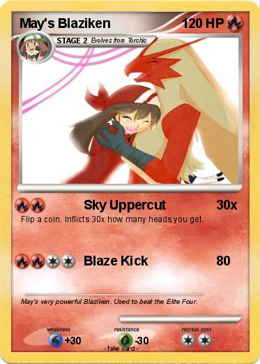 Pokemon May's Blaziken
