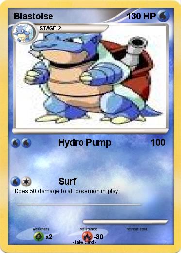 Pokemon Blastoise