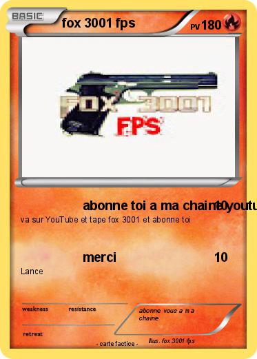 Pokemon fox 3001 fps