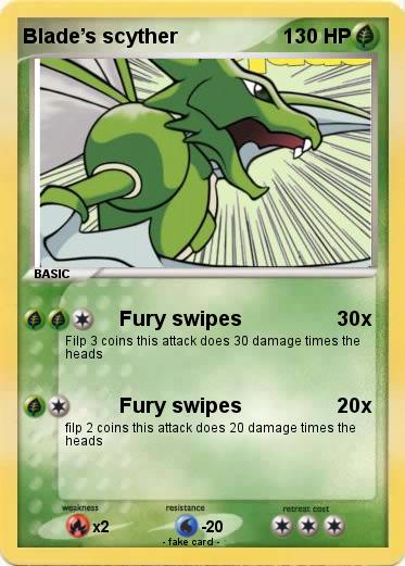 Pokemon Blade’s scyther