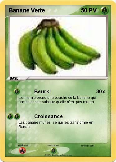 Pokemon Banane Verte
