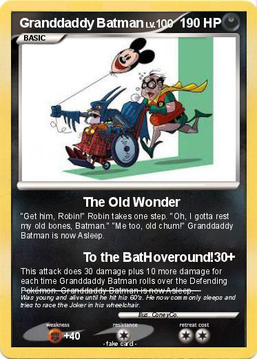 Pokemon Granddaddy Batman
