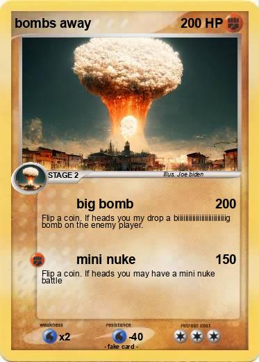 Pokemon bombs away