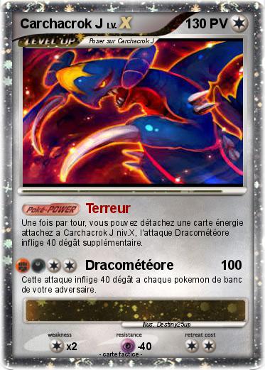 Pokemon Carchacrok J