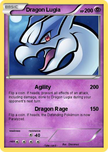 Pokemon Dragon Lugia