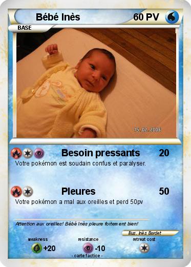 Pokemon Bébé Inès