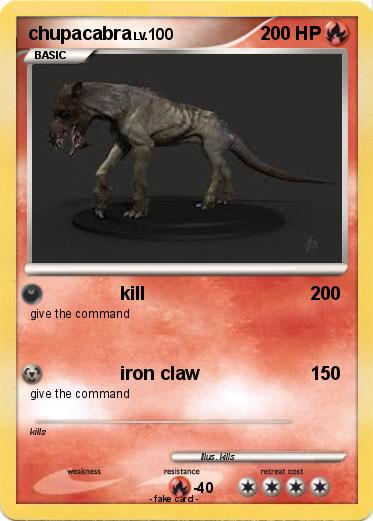 Pokemon chupacabra