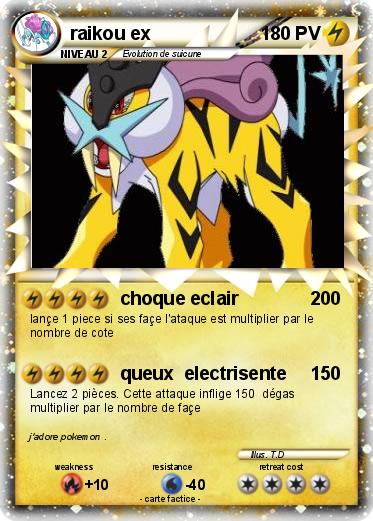 Pokemon raikou ex