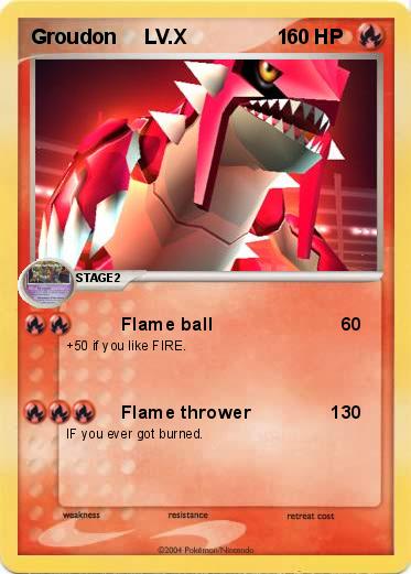 Pokemon Groudon     LV.X                1