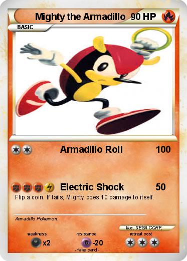 Pokemon Mighty the Armadillo